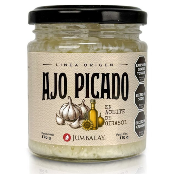 Ajo Picado En Aceite De Girasol Jumbalay 200gr