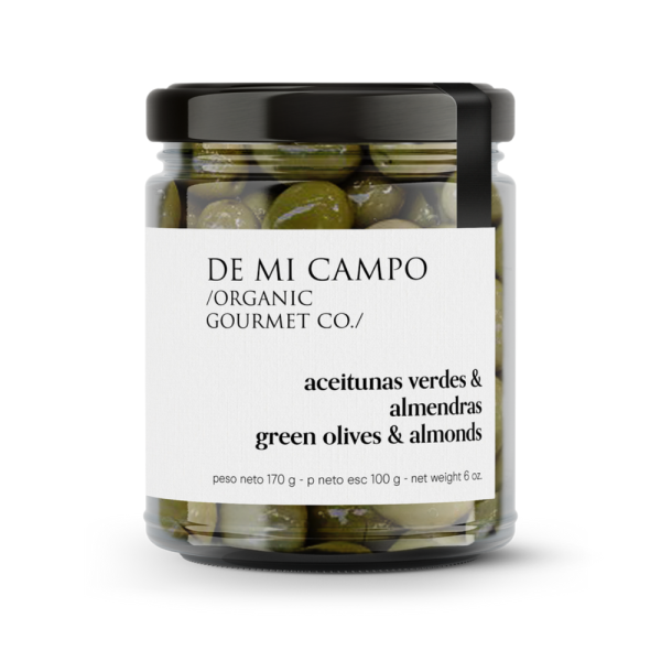 Aceitunas Verdes & Almendras De Mi Campo 170gr